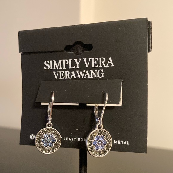 Simply Vera Vera Wang Jewelry - Simply Vera Vera Wang Silver and Blue Dangle Earrings